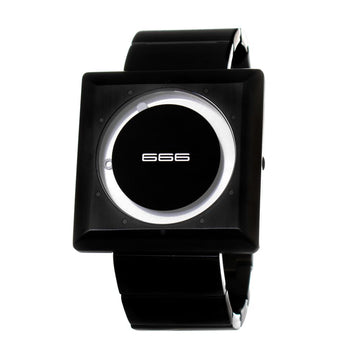 666BARCELONA Black Stainless Steel Watch