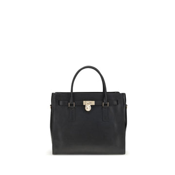 Michael Kors Black Calf Leather Bos Taurus Shoulder Bag