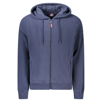 Norway 1963 Blue Polyester Men's Hooded Sweater