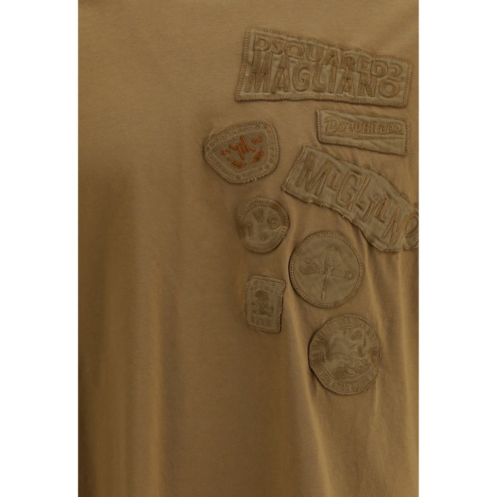 Dsquared² Brown Cotton Sportswear
