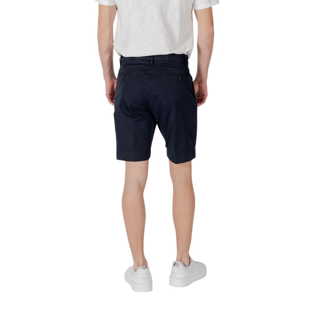 Antony Morato Blue Cotton Bermuda Shorts