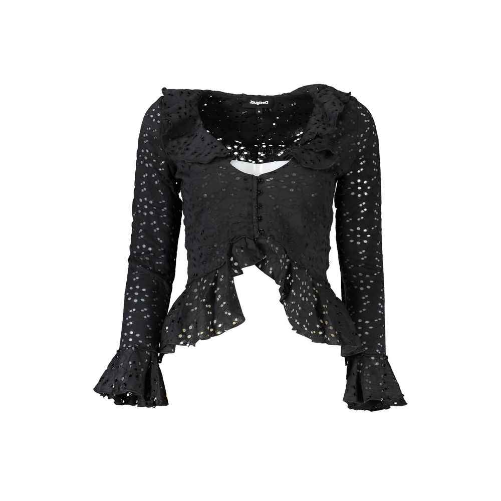 Desigual Black Cotton Shirt
