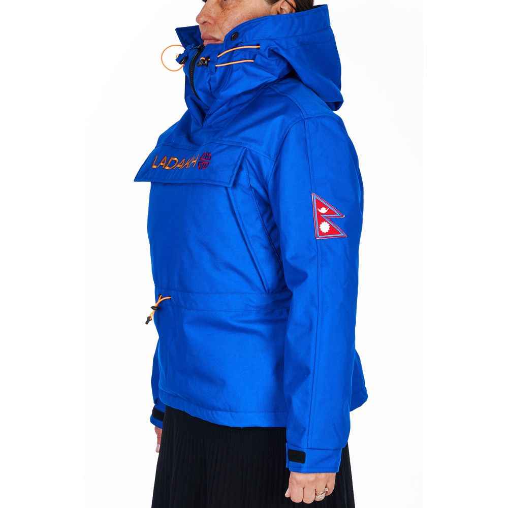 Ladakh Blue Polyester Women Jacket