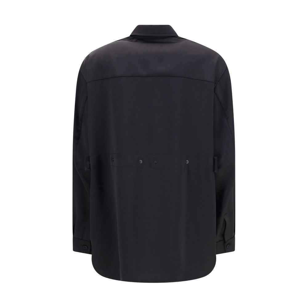 MONCLER x EDWARD ENNINFUL Shirt in Technical Polyester Satin Moncler x EE72 collection by Edward Enninful