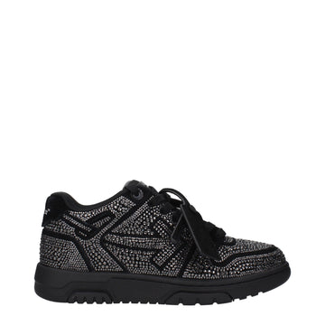 Off-White Black Leather Sneakers
