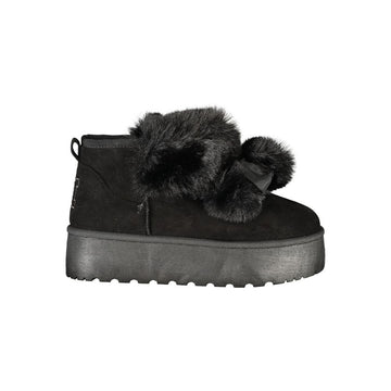 Laura Biagiotti Black Polyester Women Boot