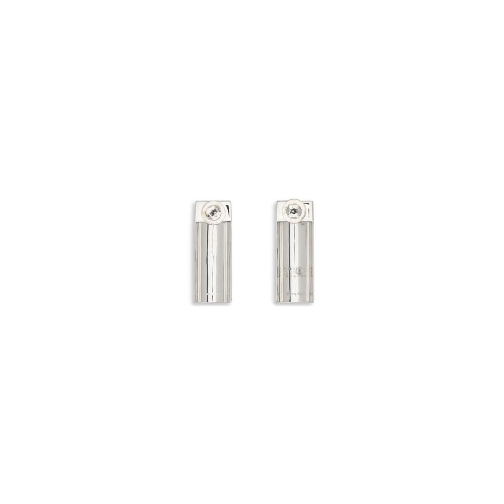 MM6 Silver Brass Earrings