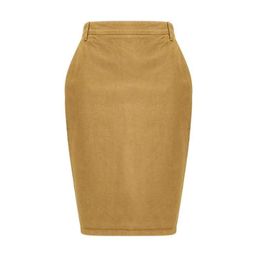 Saint Laurent Denim Pencil Skirt