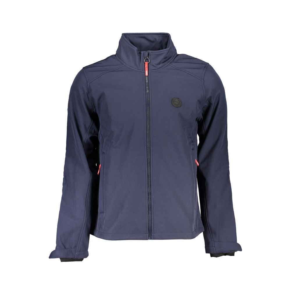 Gianmarco Venturi Blue Polyester Jackets & Coat