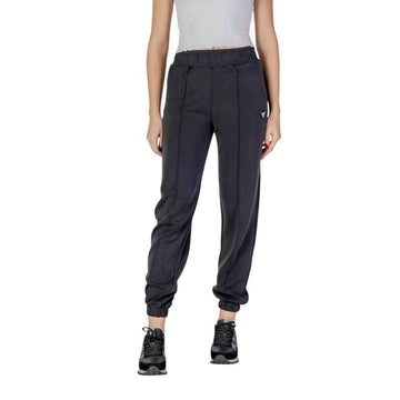Guess Active Black Polyester Joggers Workout Pant