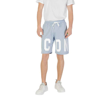 Icon Blue Cotton Bermuda