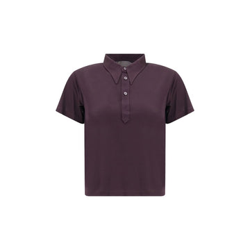 Margiela Semi-sheer polo Shirt