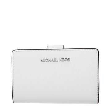 Michael Kors White Leather Wallets