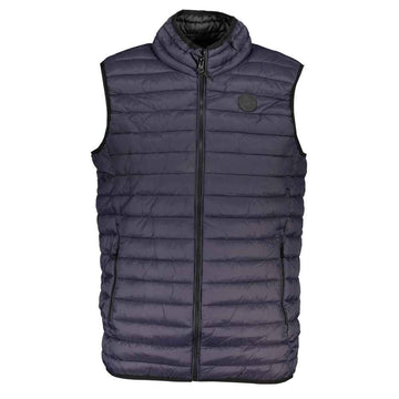 Gianmarco Venturi Blue Polyamide Sleveless Jacket
