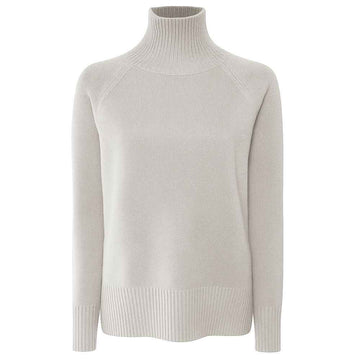 Emilio Romanelli Beige Cashmere Women Sweater
