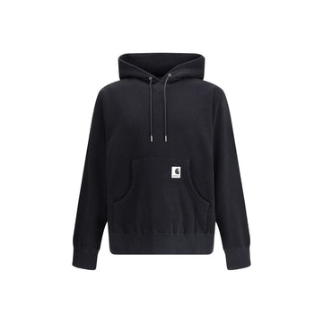 Sacai Black Cotton Sweatshirt