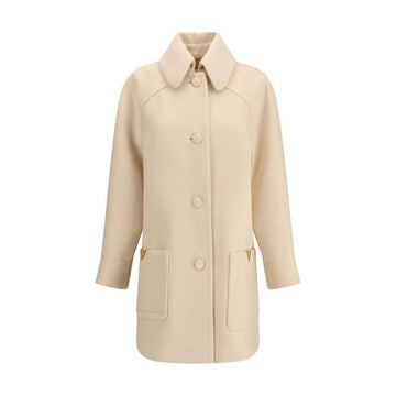Valentino Wool Drap Caban