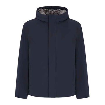 Suns Blue Polyester Jackets & Coat