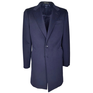 Made in Italy Blue Wool Men's Jacket