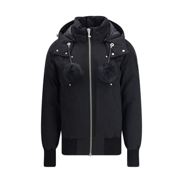 Moose Knuckles Black Cotton Clothing