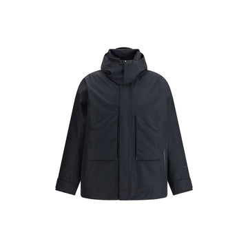 LAMINAR Black Polyamide Shell Jacket