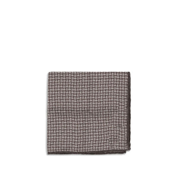 Brunello Cucinelli Brown Silk Scarf