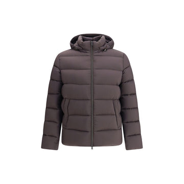 Herno Brown Polyamide Bomber