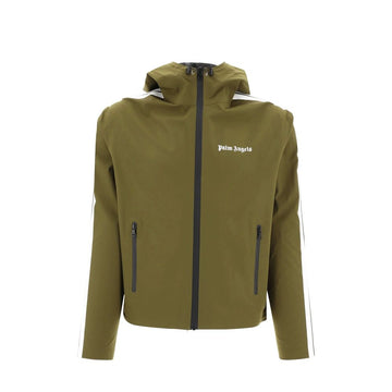 Palm Angels Green Polyethylene Shell Jacket
