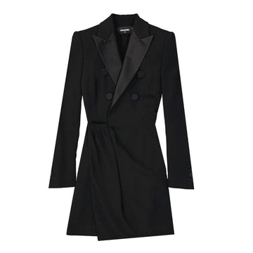 Dsquared² Black Viscose Cocktail Dress