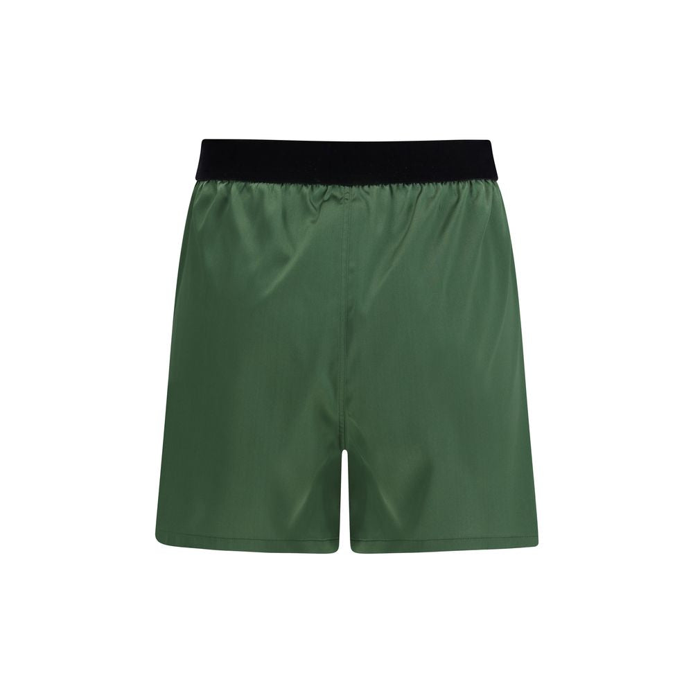 Tom Ford Bicolor Silk Bermuda Shorts