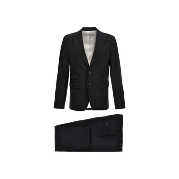 Dsquared² Black Elastane Two-Piece Suit