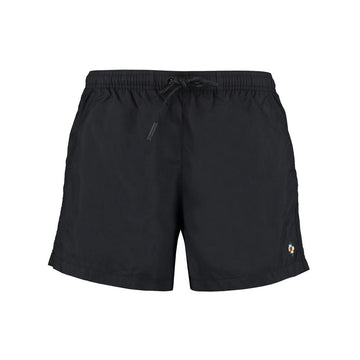 Marcelo Burlon Black Polyamide Short And Mini Shorts