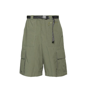 Off-White Bicolor Polyamide Cargo Shorts