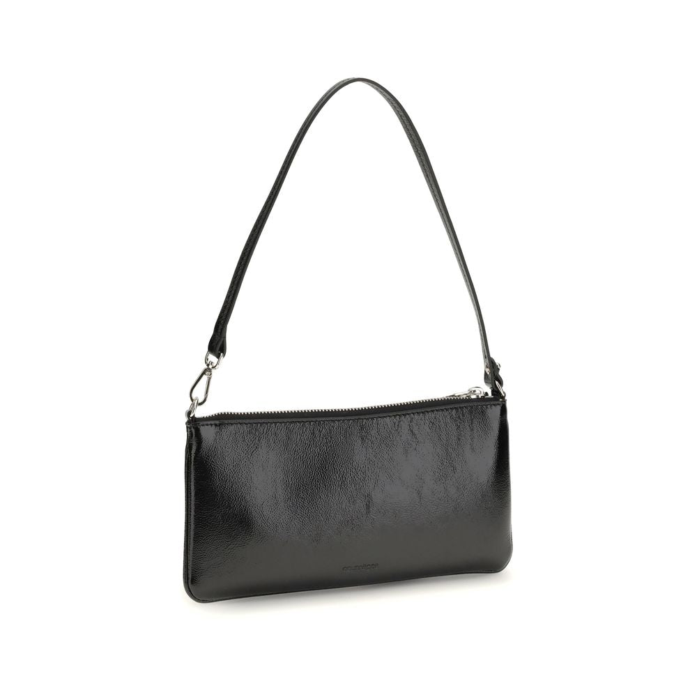 Courrèges Black Cowhide Shoulder Bag