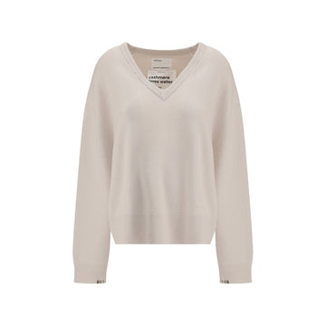 Extreme Cashmere White Cashmere Cashmere Sweater