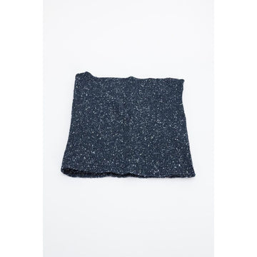 Gas Blue Marabou Scarf