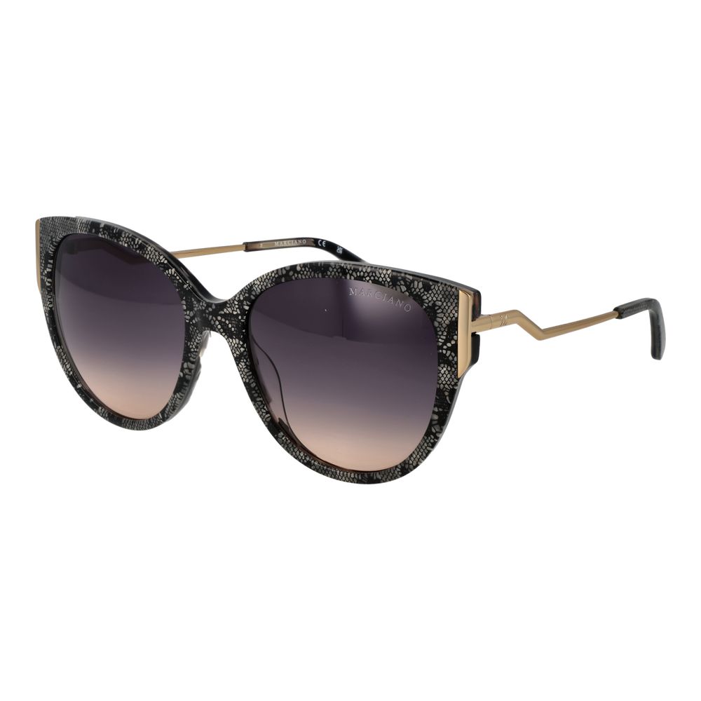 Marciano by Guess Black Acetate Sunglasses