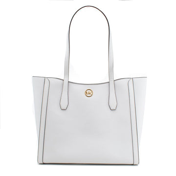 Michael Kors White Canvas Tote Bag