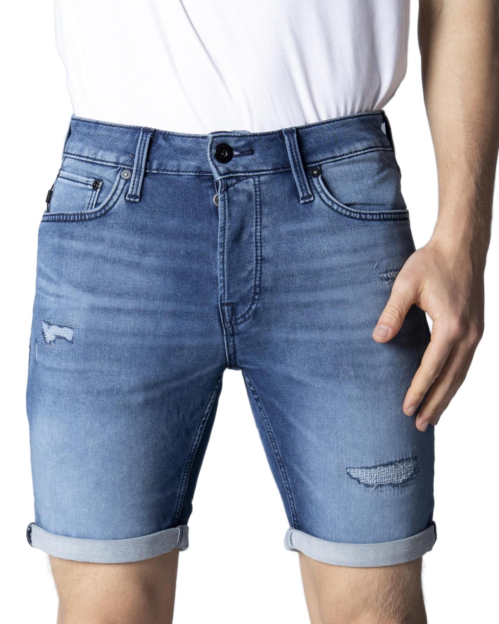 Jack & Jones Blue Denim Shorts