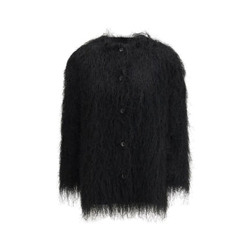 Loulou De Saison Black Polyester Coat