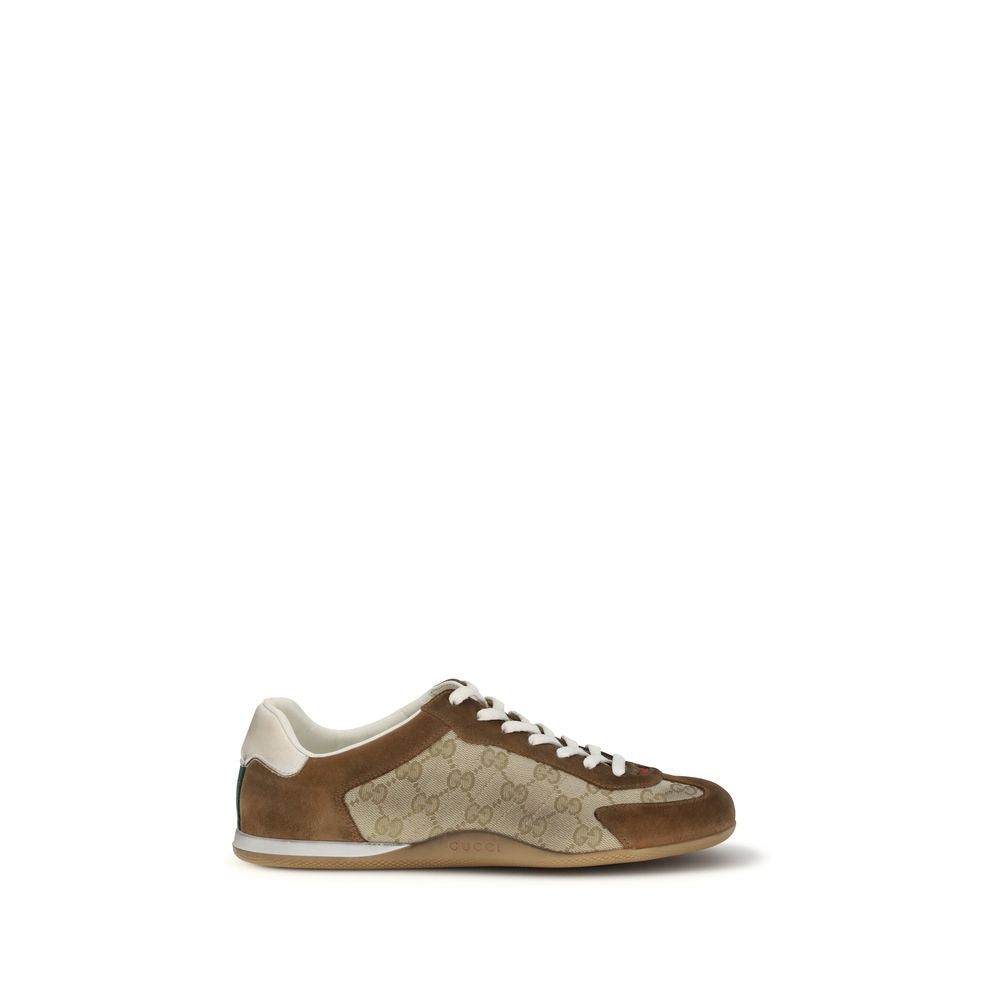 Gucci Brown Calf Leather Bos Taurus Sneakers