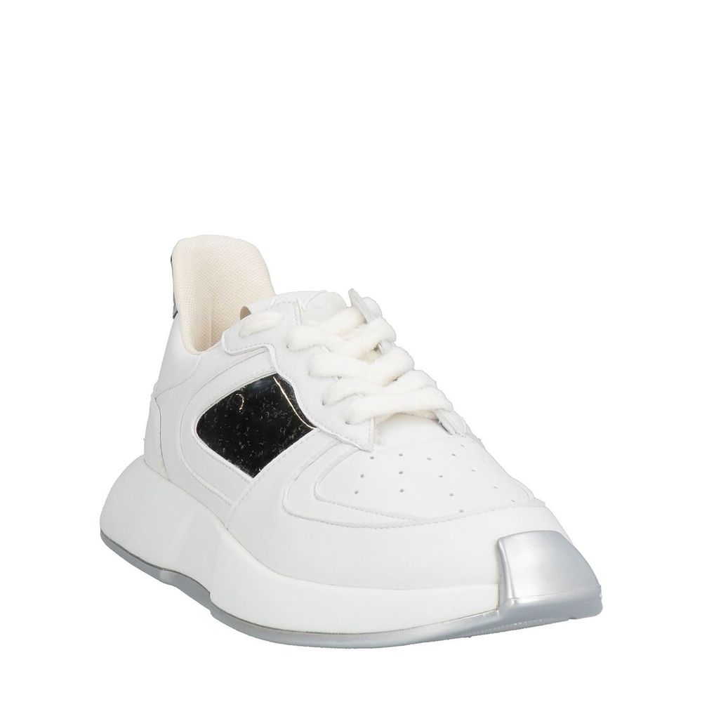 Giuseppe Zanotti White Calfskin Chunky Sneakers