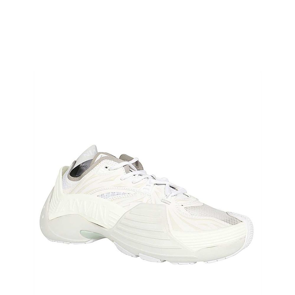 Lanvin White Polyethylene Athletic Sneakers