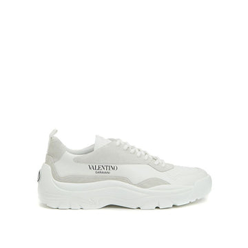 Valentino Garavani White Leather Low Top Sneakers