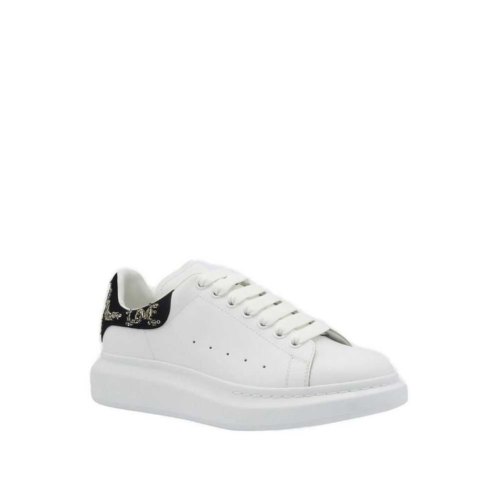 Alexander McQueen White Calfskin Chunky Sneakers