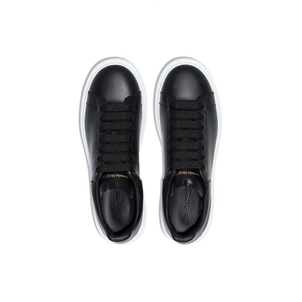 Alexander McQueen Black Calfskin Chunky Sneakers