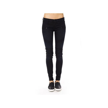 Gas Blue Cotton Skinny Jeans