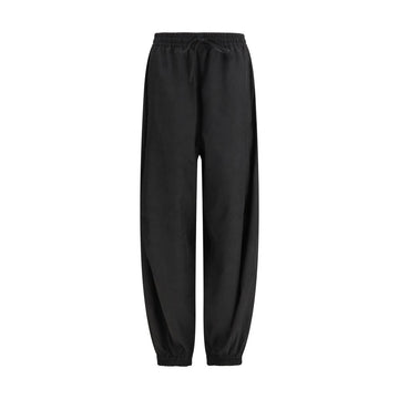 Rohe Black Polyester Joggers (Workout Pants)
