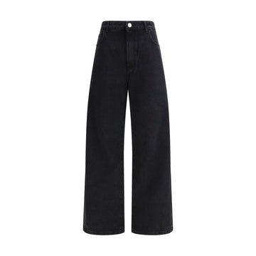 Rohe Black Cotton Relaxed Fit Jeans