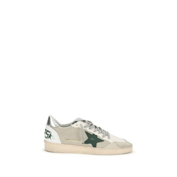 Golden Goose White Calf Leather Bos Taurus Low Top Sneakers